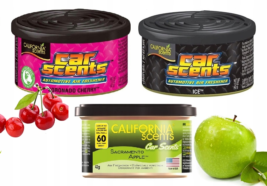 

California Car Scents Cherry Ice Apple Zapach