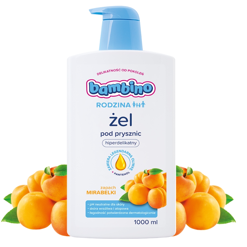Żel pod prysznic BAMBINO RODZINA 2x1000ml Marka inna marka