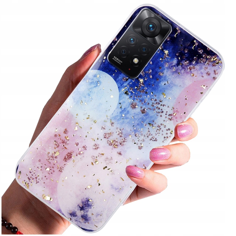 

Etui do Xiaomi Redmi Note 11 Pro 5G Gold Szkło