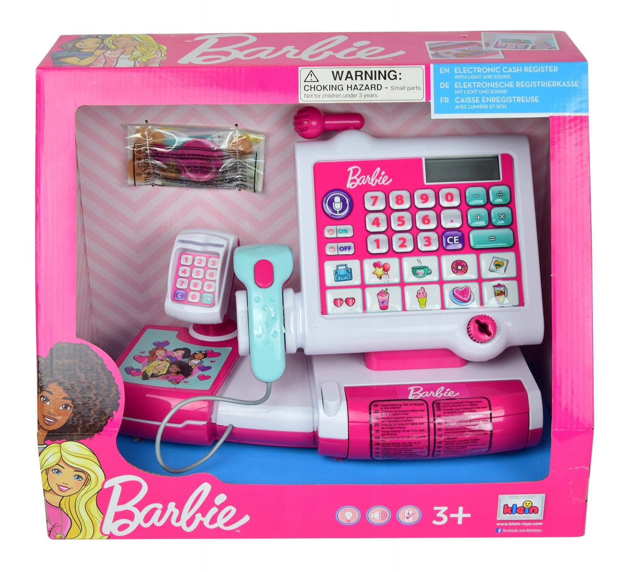 

Klein Barbie Kasa sklepowa ze skanerem 9339