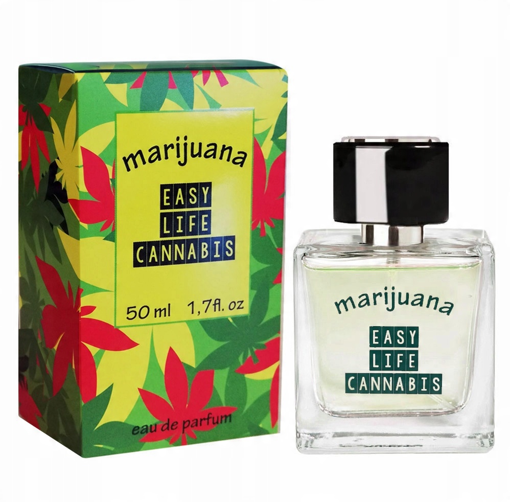 

Perfumy. Aromatyczny zapach konopi, marihuany.