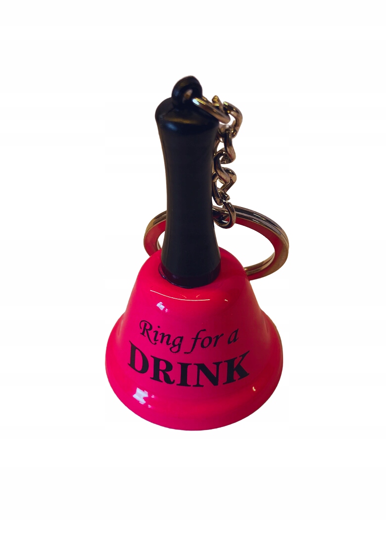 

Breloczek dzwonek różowy Ring For A Drink