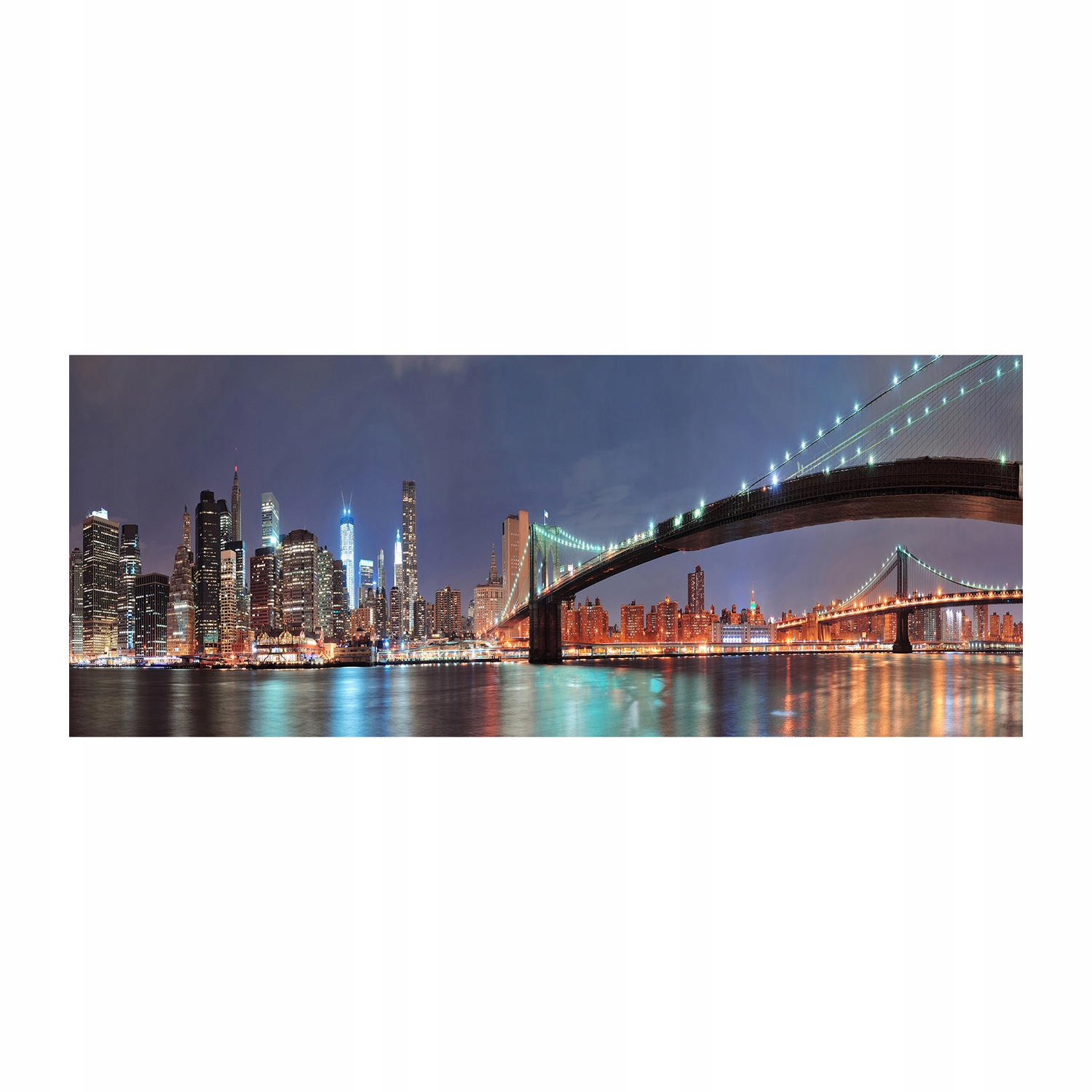 Fotoobraz sklo akryl Manhattan New York 125x50