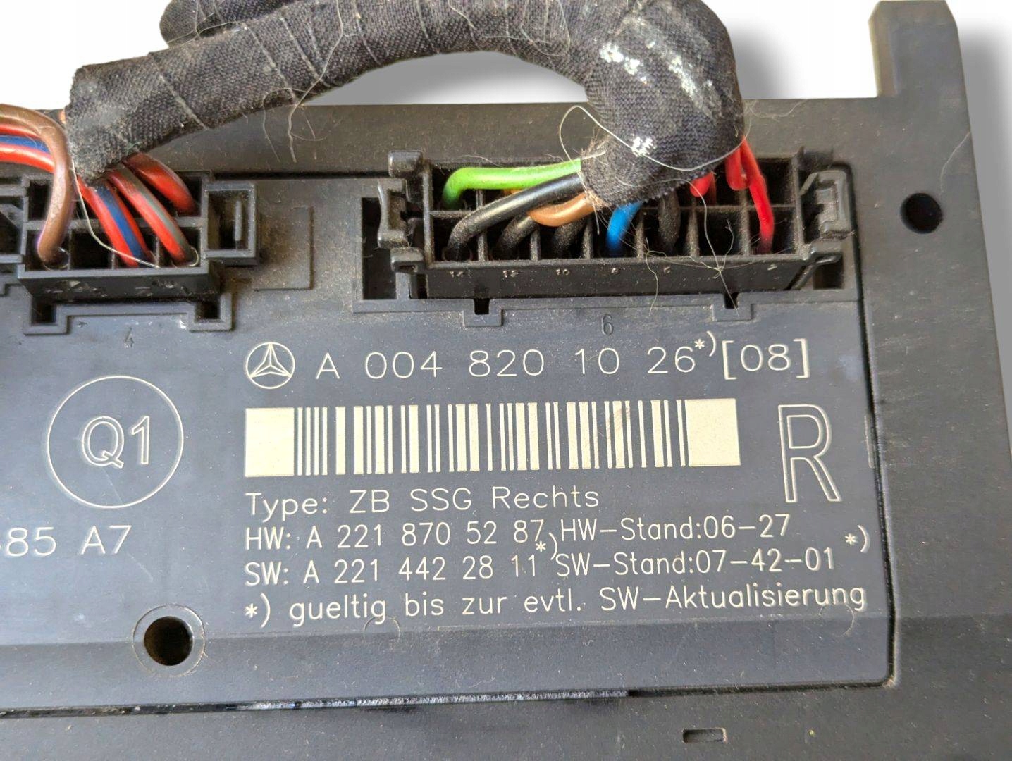 Bedienteil SITZ Mercedes-Benz S W221 2009 A0048201026