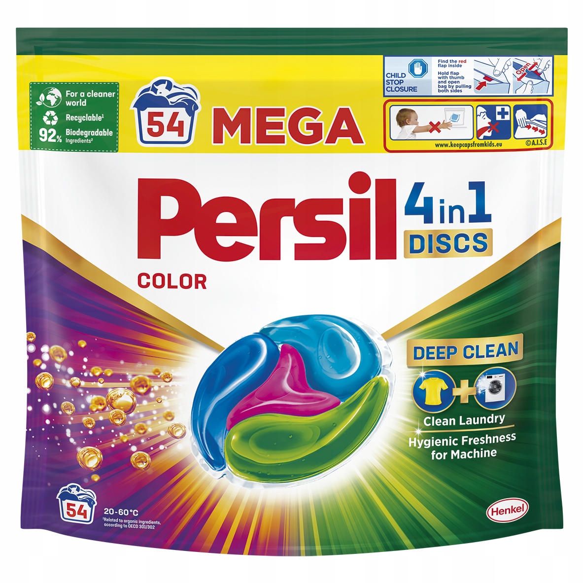 Persil Discs Color Kapsułki do Prania 2x54 szt EAN (GTIN) 9000101565324
