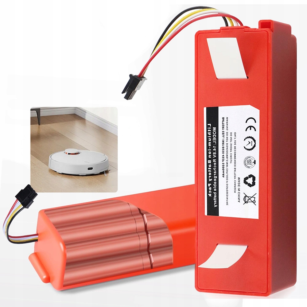 Baterie Pro Xiaomi Roborock S50 S51 S55 14.8V 5200MAH Lithium-iontová Baterie