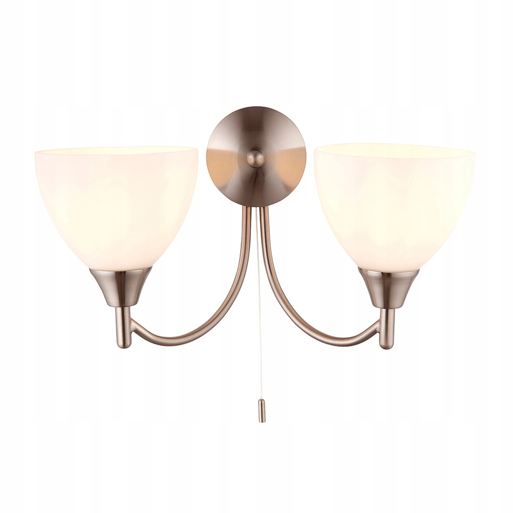 Endon Nástenná lampa Retro 2xE14 60W Saténový chróm