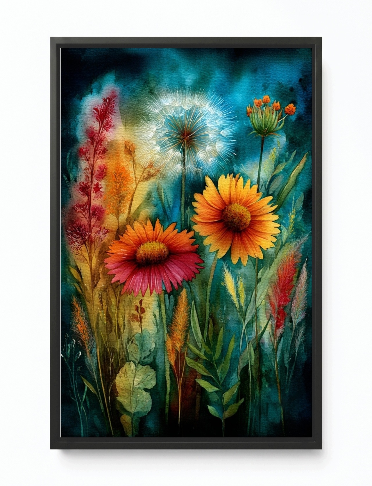 Obraz Rám Americký Box Příroda Jaro Léto Zahrada Park Klomb Květiny 80x120