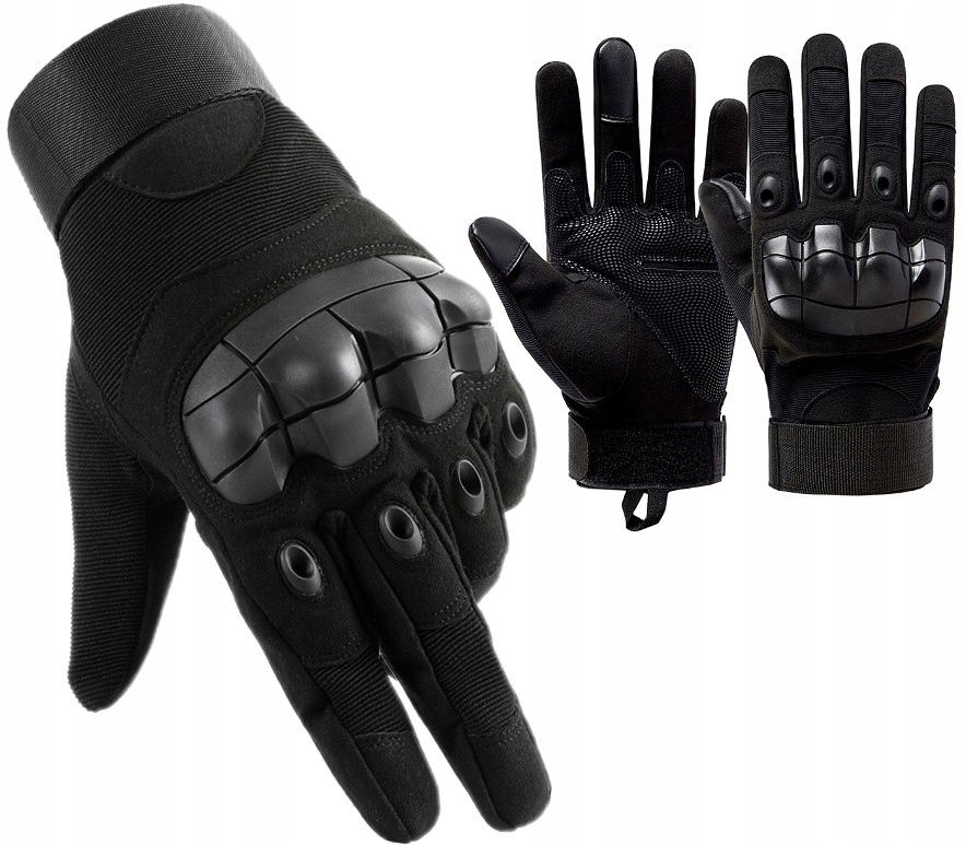 

Dotykowe Zimowe Rękawiczki Survival na rower Black