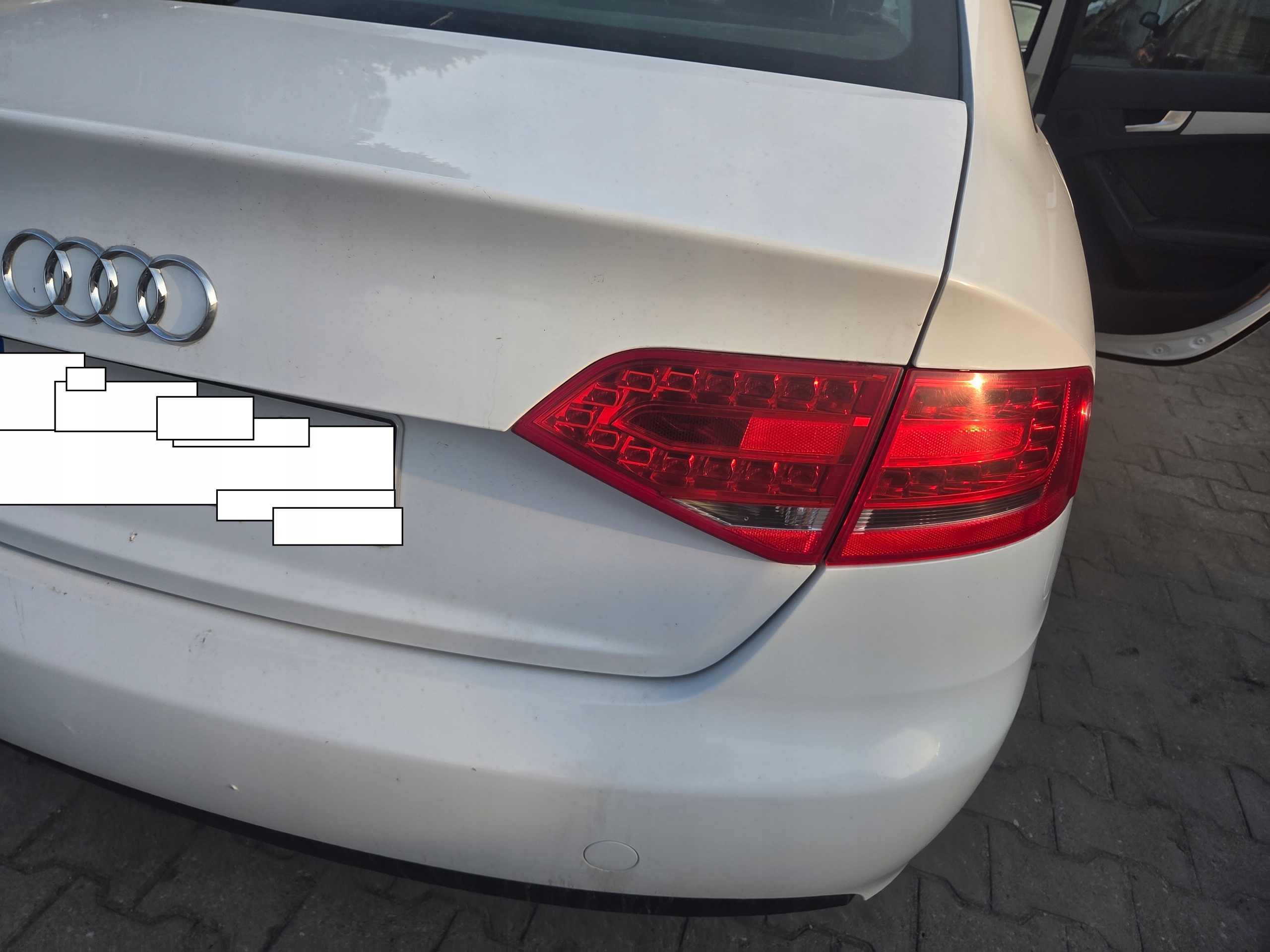boot door cover boot AUDI A4 B8 sedan LY9C