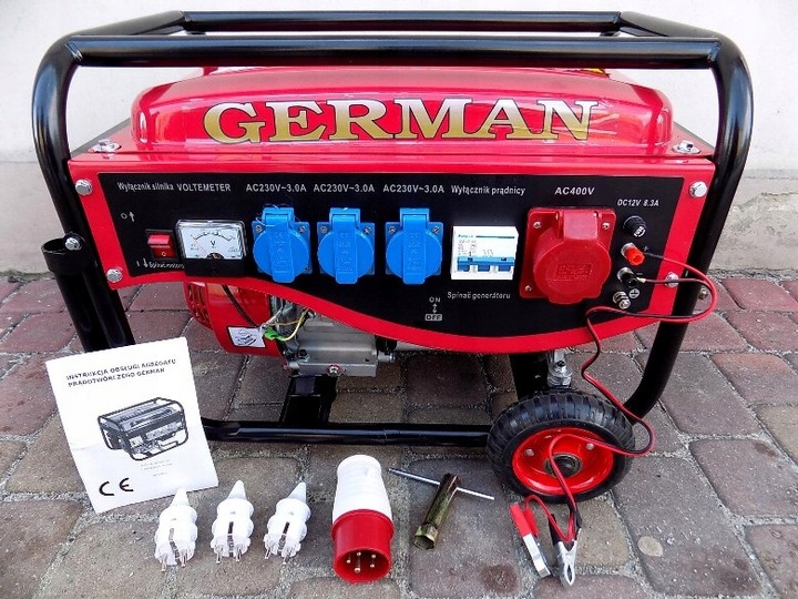 Agregat generator prądotwórczy 3,63kVA Germany 2,9