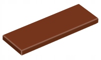 

Lego 69729 Tile Płytka 2x6 brązowa Nowa (1g)