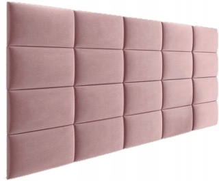 PANELE TAPICEROWANE WEZGŁOWIE ścienne 50x20 welur