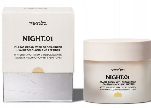 resibo NIGHT.01 Wypełniający Krem z Kwasem Hialuronowym na noc 50 ml
