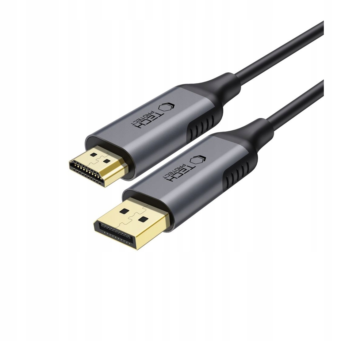 Kabel DisplayPort na Hdmi 2.0 4K 60Hz 2 m Tech-Protect czarny