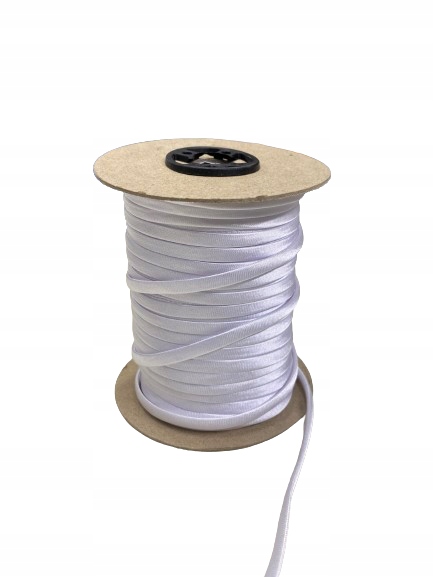 taśma wiązanie gorsetowe makaron biel 5 mm 1mb