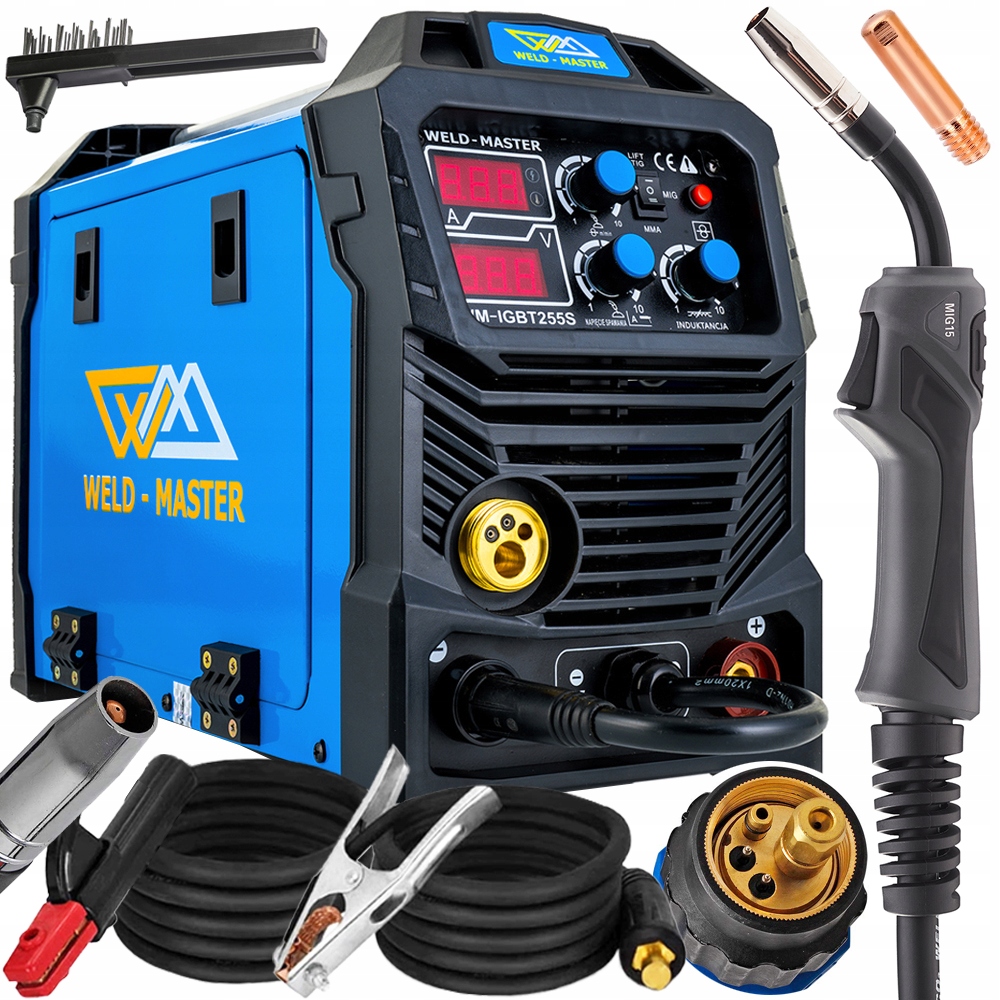 ЗВАРЮВАЛЬНИЙ АПАРАТ MIGOMAT MIG MAG MMA TIG 255A WELD MASTER