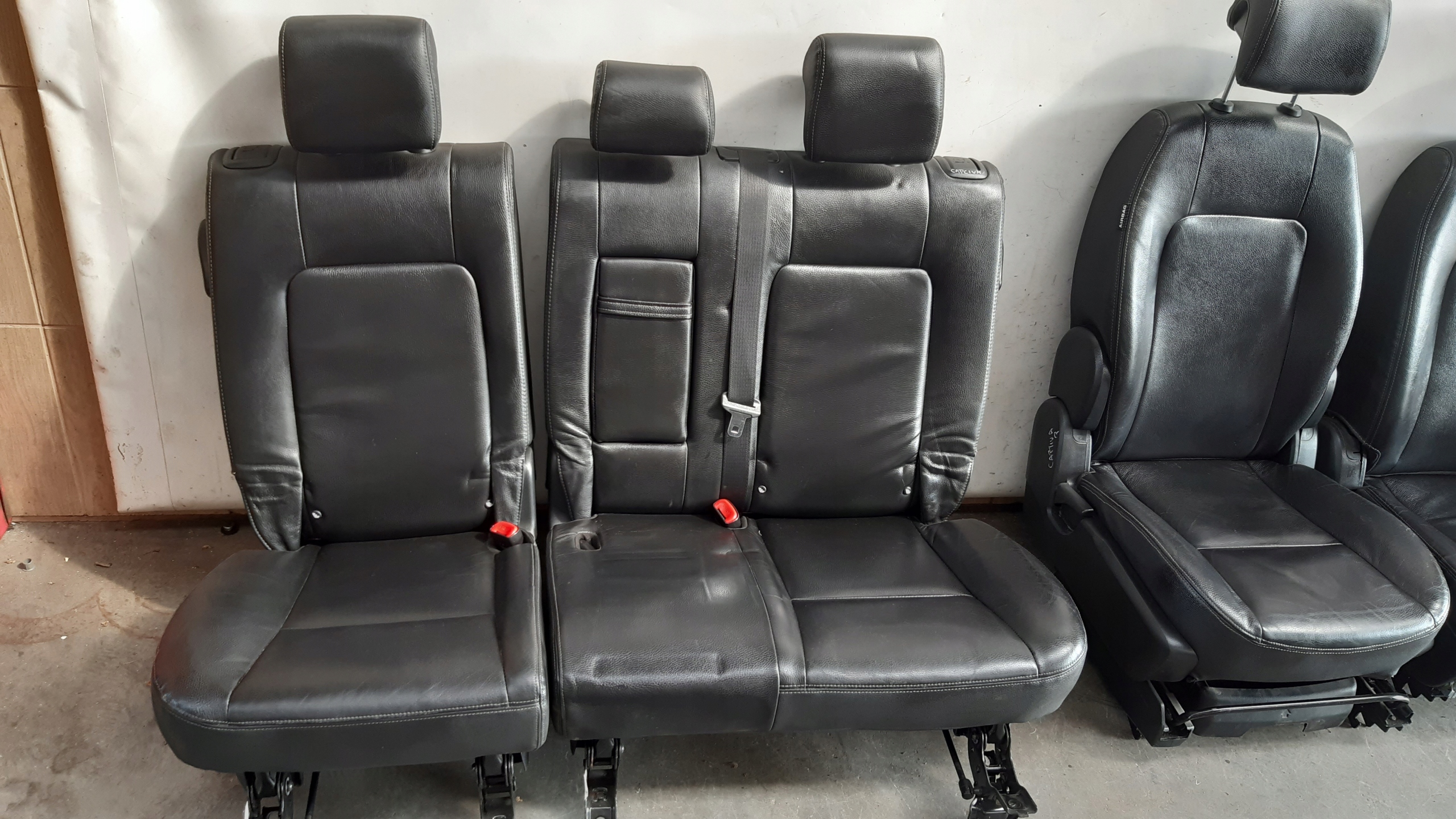 Sitze skorzane grzane kpl Chevrolet Captiva