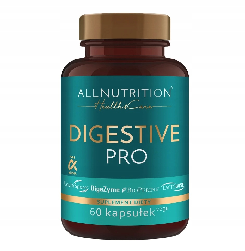 ALLNUTRITION HEALTH CARE DIGESTIVE PRO 60 KAP TRAWIENIE UKŁAD POKARMOWY