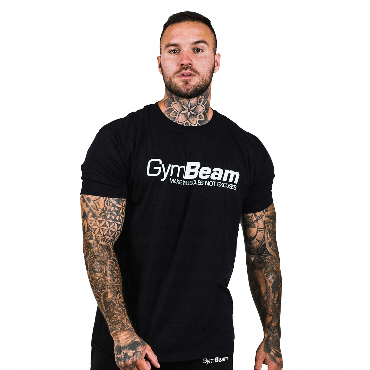

Koszulka Make Muscles czarna GymBeam L