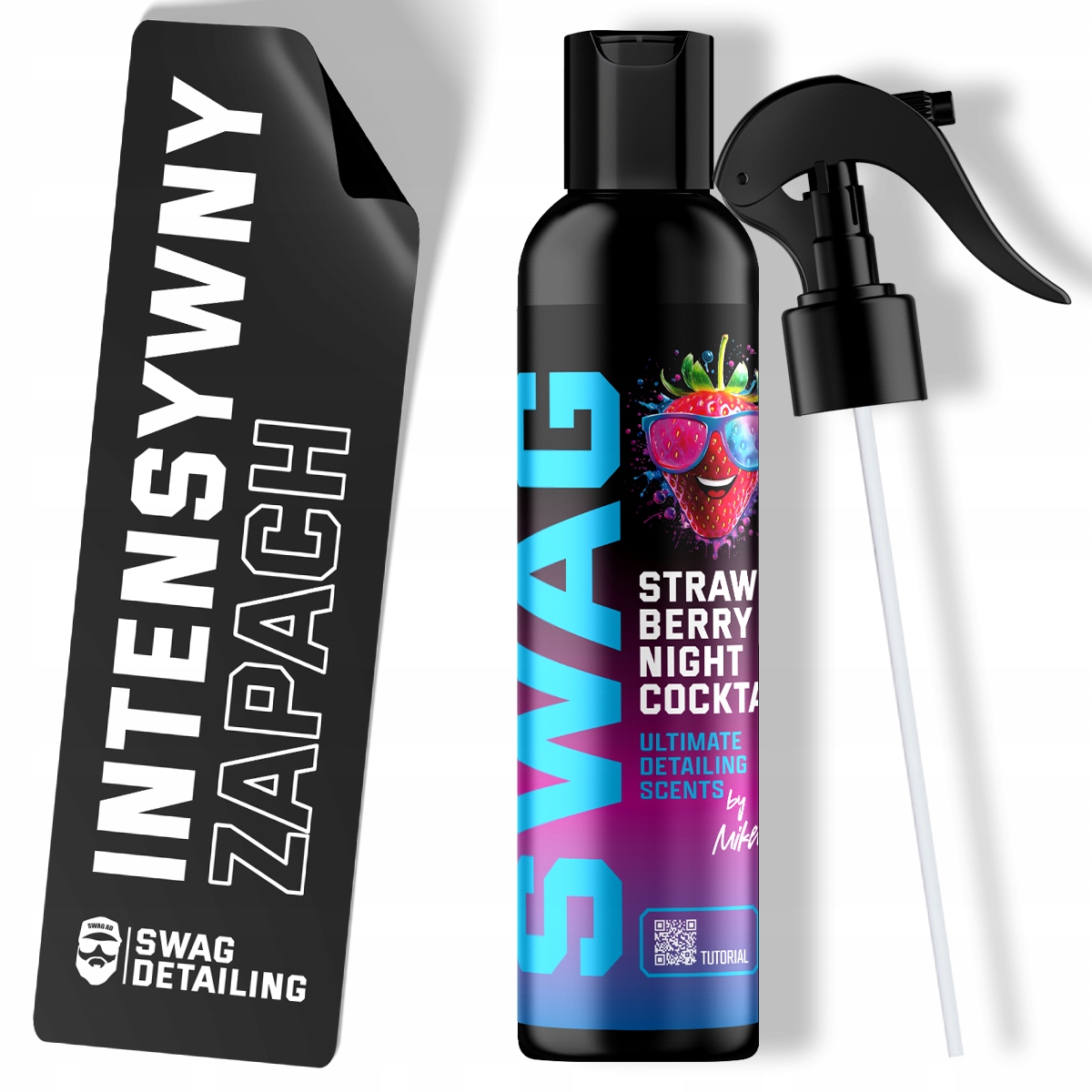 Swag Strawberry Night Cocktail Zapach Samochodowy Zawieszka 150 ML