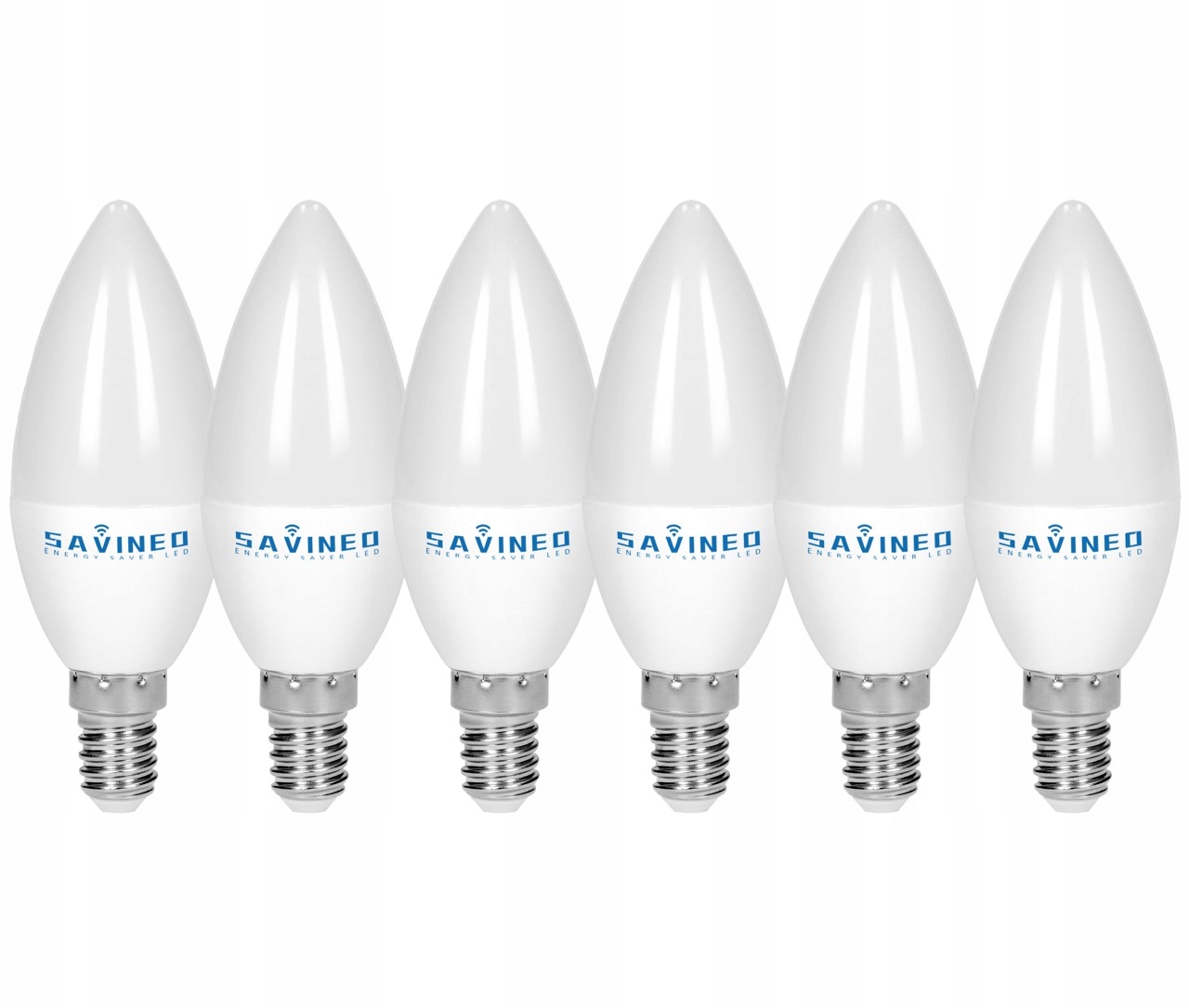 ZESTAW 6x Żarówka ŚWIECZKA E14 LED 10W CCD