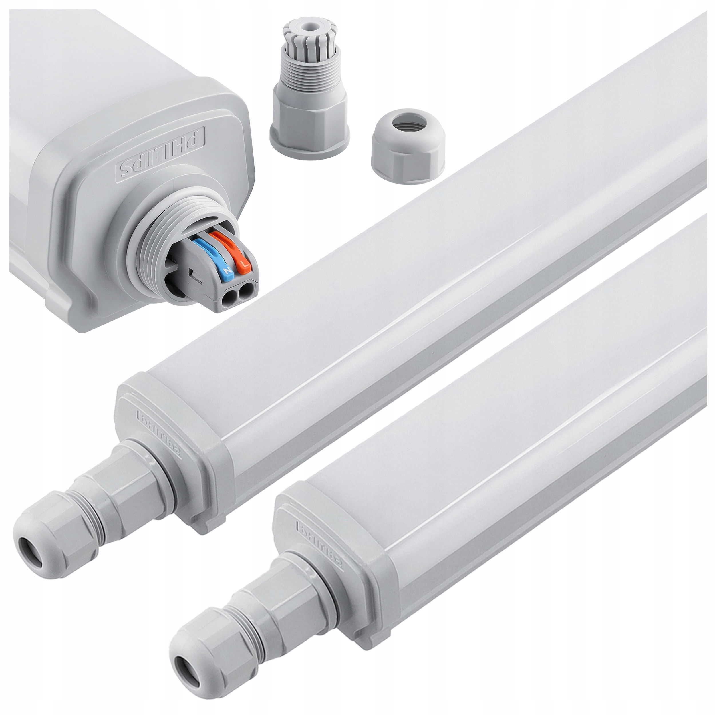 Hermetické Led svietidlo 2x 30W 4000K 3600lm 120cm Phillips Robustná kvalita