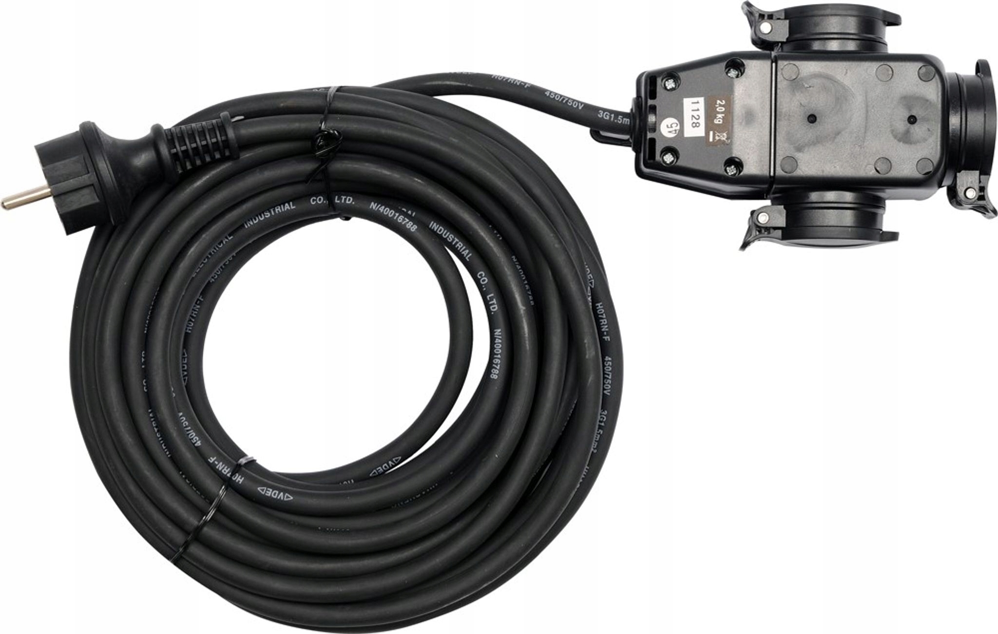 Předsádka IP44, 10 M, 3 G1,5 MM S Rozvodem