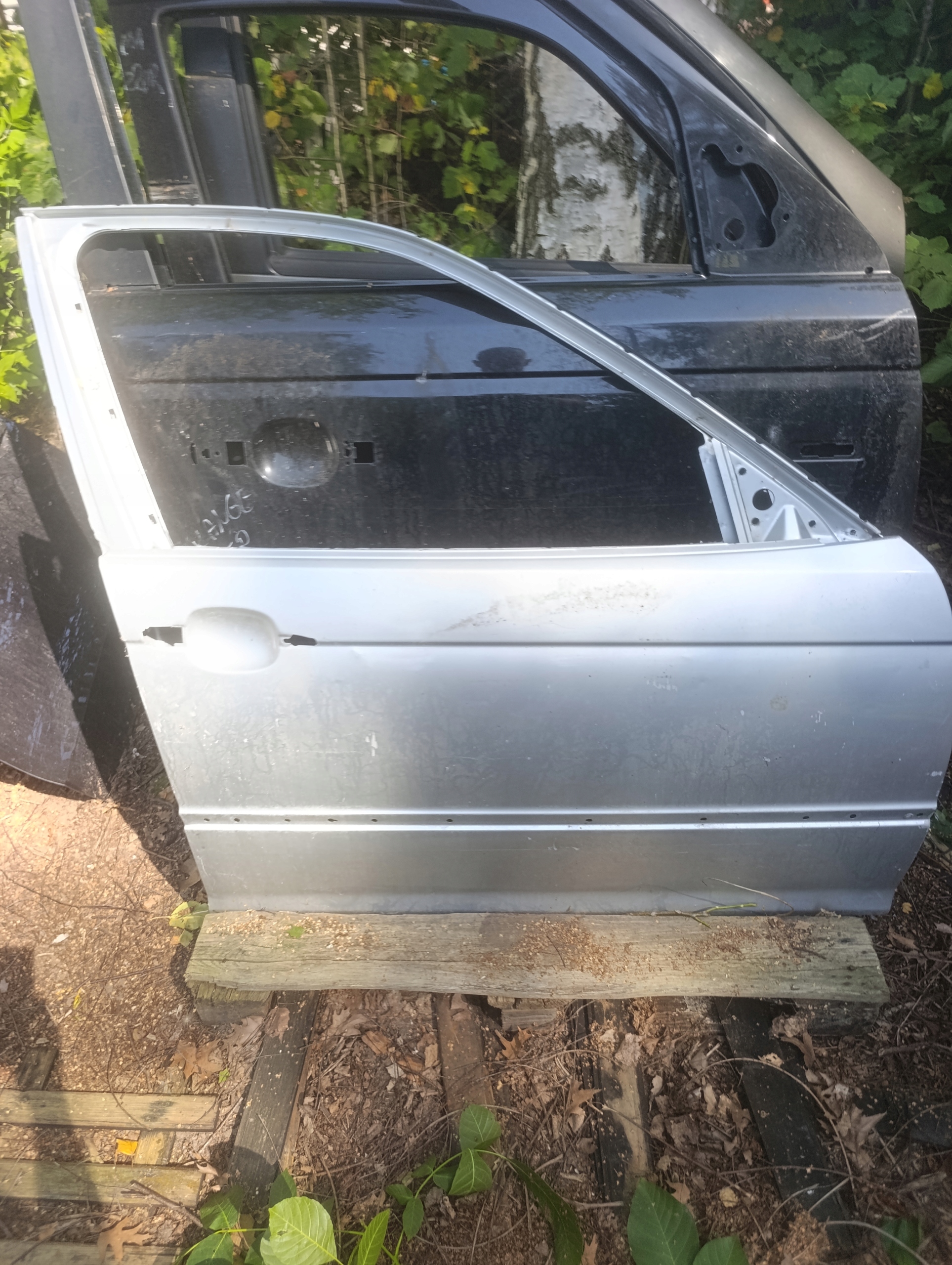 door right front front right BMW E39 silver