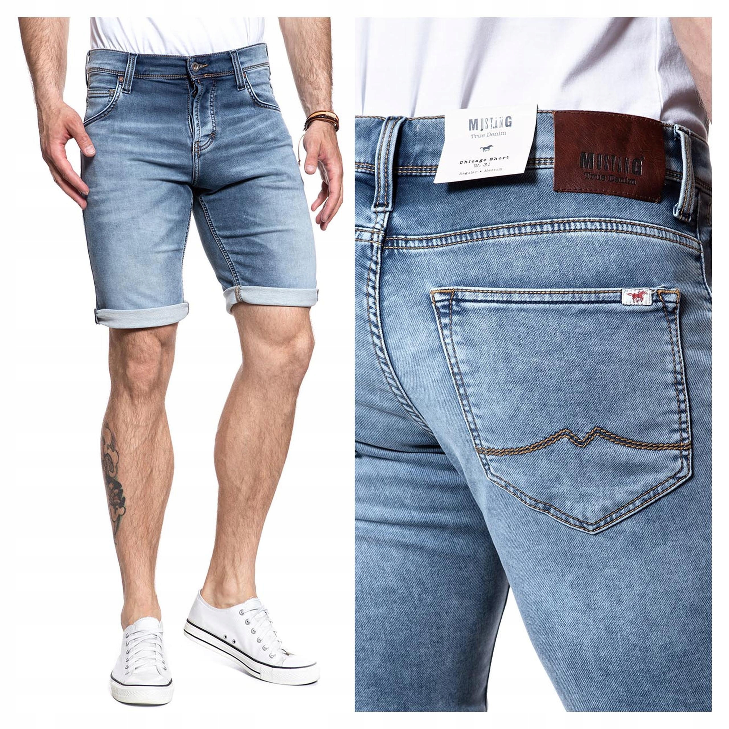Pánské džínové šortky Mustang Chicago Short 28