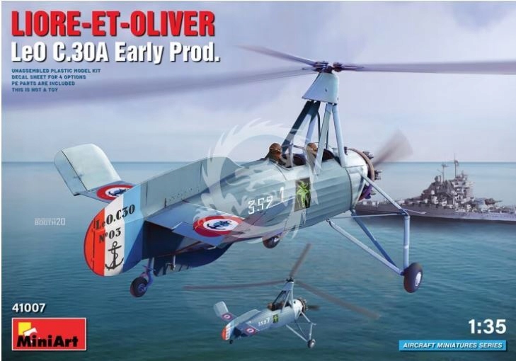 Liore-et-oliver LeO C.30A Early Prod. MiniArt 41007 měřítko 1/35
