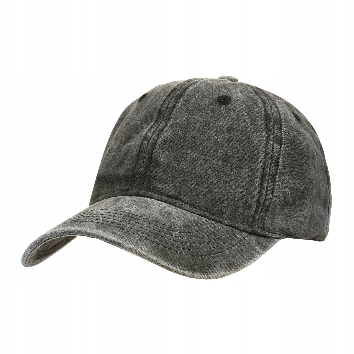 

Czapka z daszkiem vintage unisex gladka regulowana