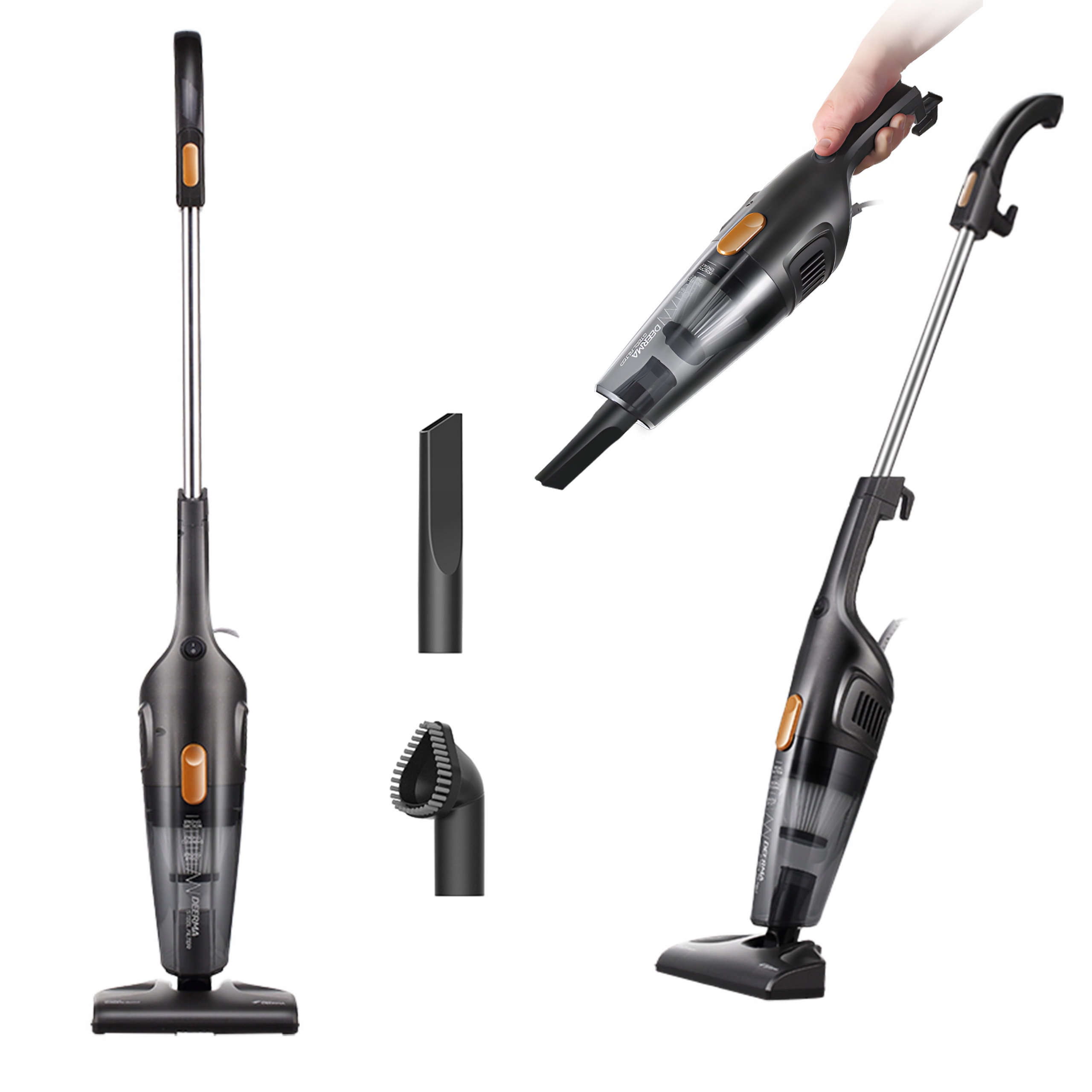 Pionowy Odkurzacz Ręczny Deerma Dx115c 600w 2w1 600W 14 000 Pa Bezworkowy