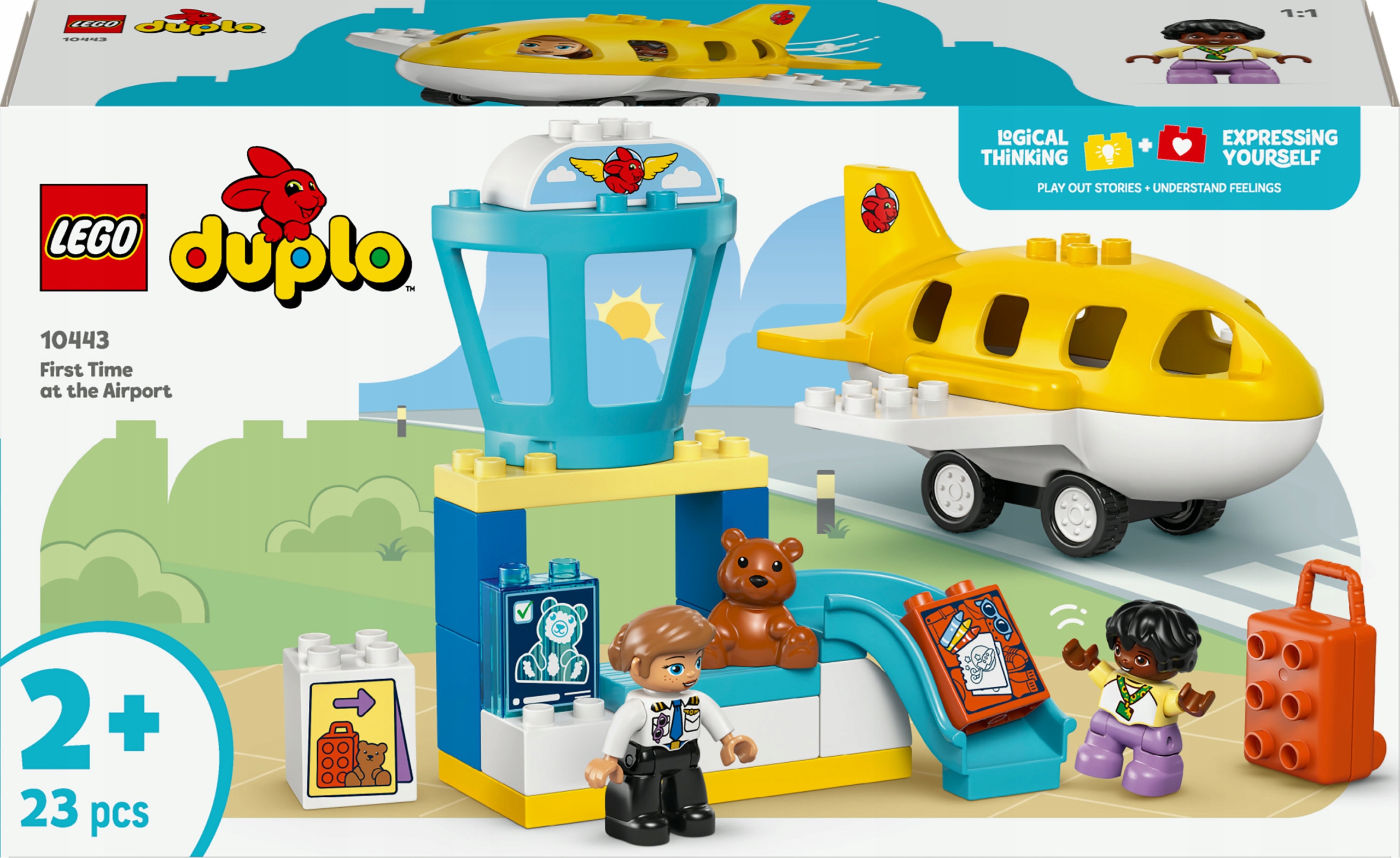 Lego Duplo Town Pierwszy raz na lotnisku 10443