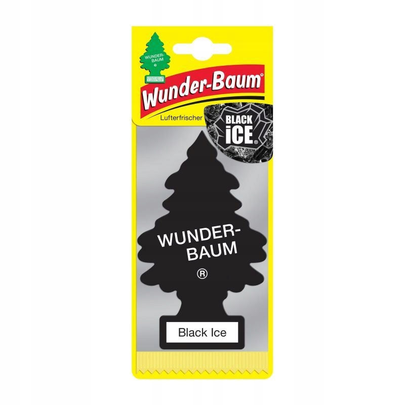 Wunder-baum Choinka Zapachowa Czarna Klasyka Black Ice Zawieszka