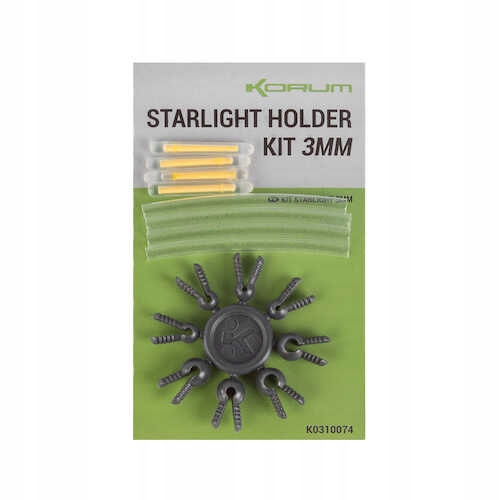 Korum Zestaw świetlików z uchwytem Starlight Holder Kit 3mm