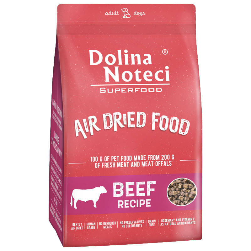 Levně Dolina Noteci Superfood hovězí maso sušené krmivo pro psy 5 kg