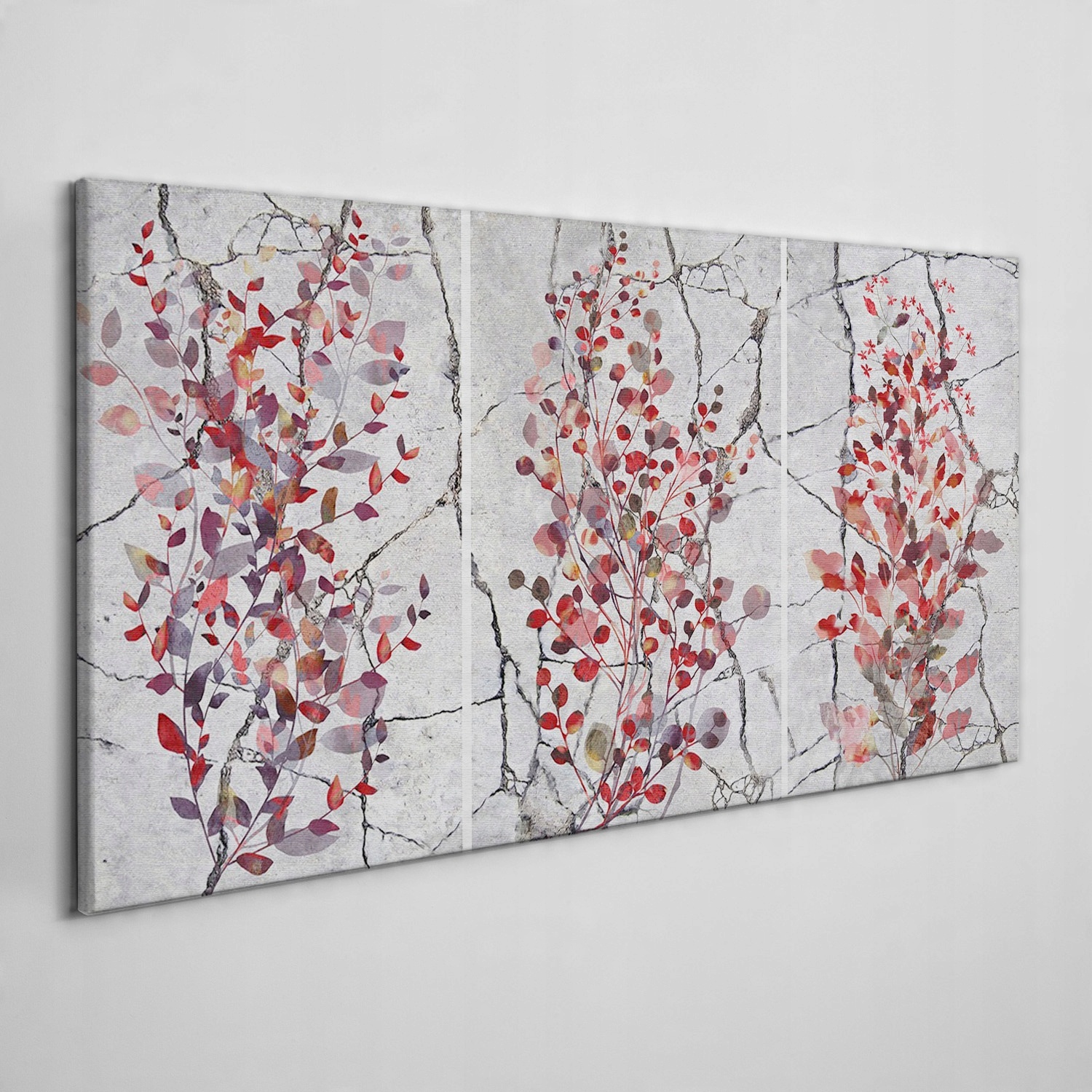 

Obraz ścienny na płótnie Liście gałęzie 100x50 cm