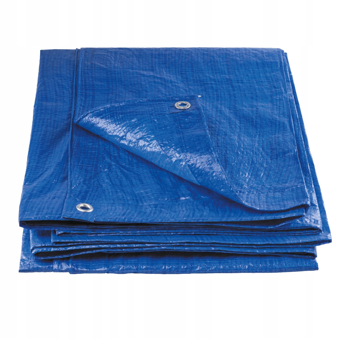 Plachta 8x10 m 45 g/m2 modrá Zesílená voděodolná Polax