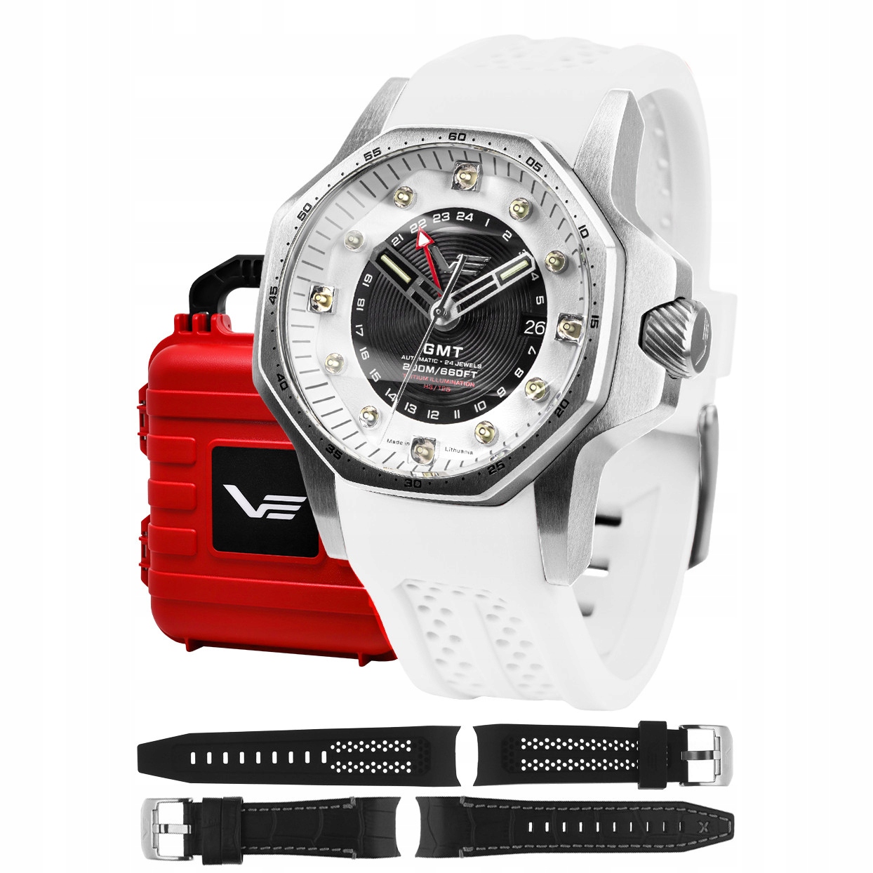 Pánské Hodinky Vostok Europe NH34-640A702SW bílé