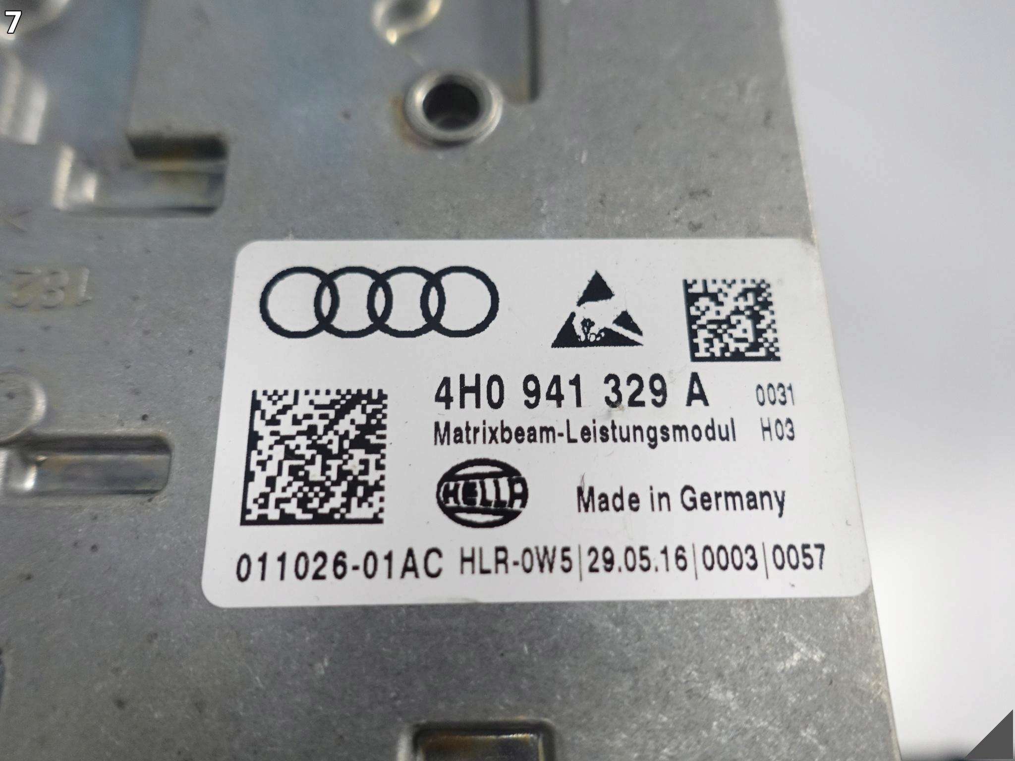 AUDI S8 A8 4H0 D4 LIFT 13-17 MATRIX FULL LED light left front EU complete