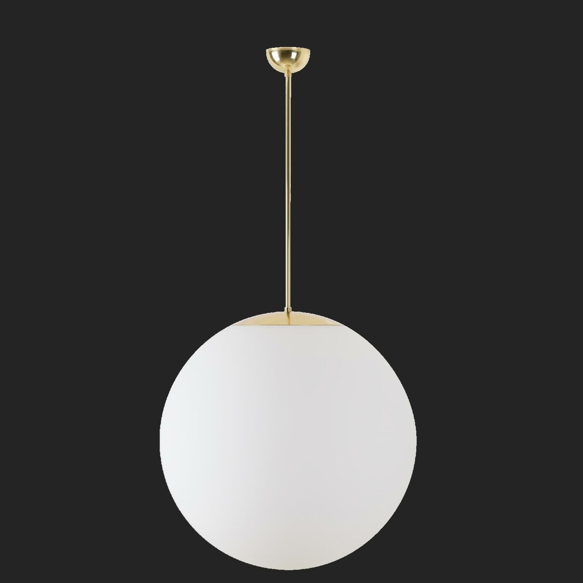 Osmont 60214 Adria P5 závěsné skleněné svítidlo mosaz leštěná bílá IP40 3