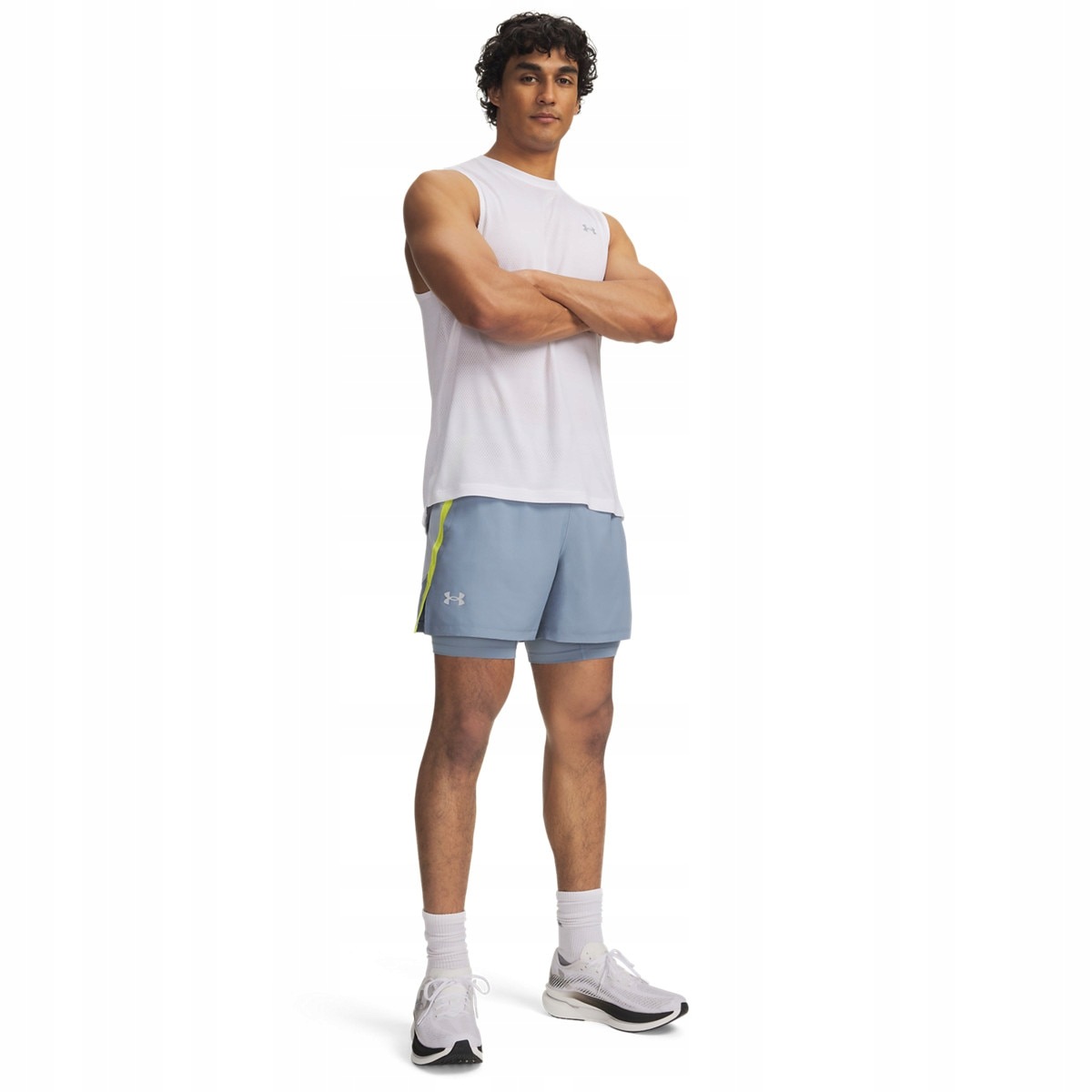 Męskie spodenki do biegania Under Armour Ua Launch 5 2-in-1 Short XL