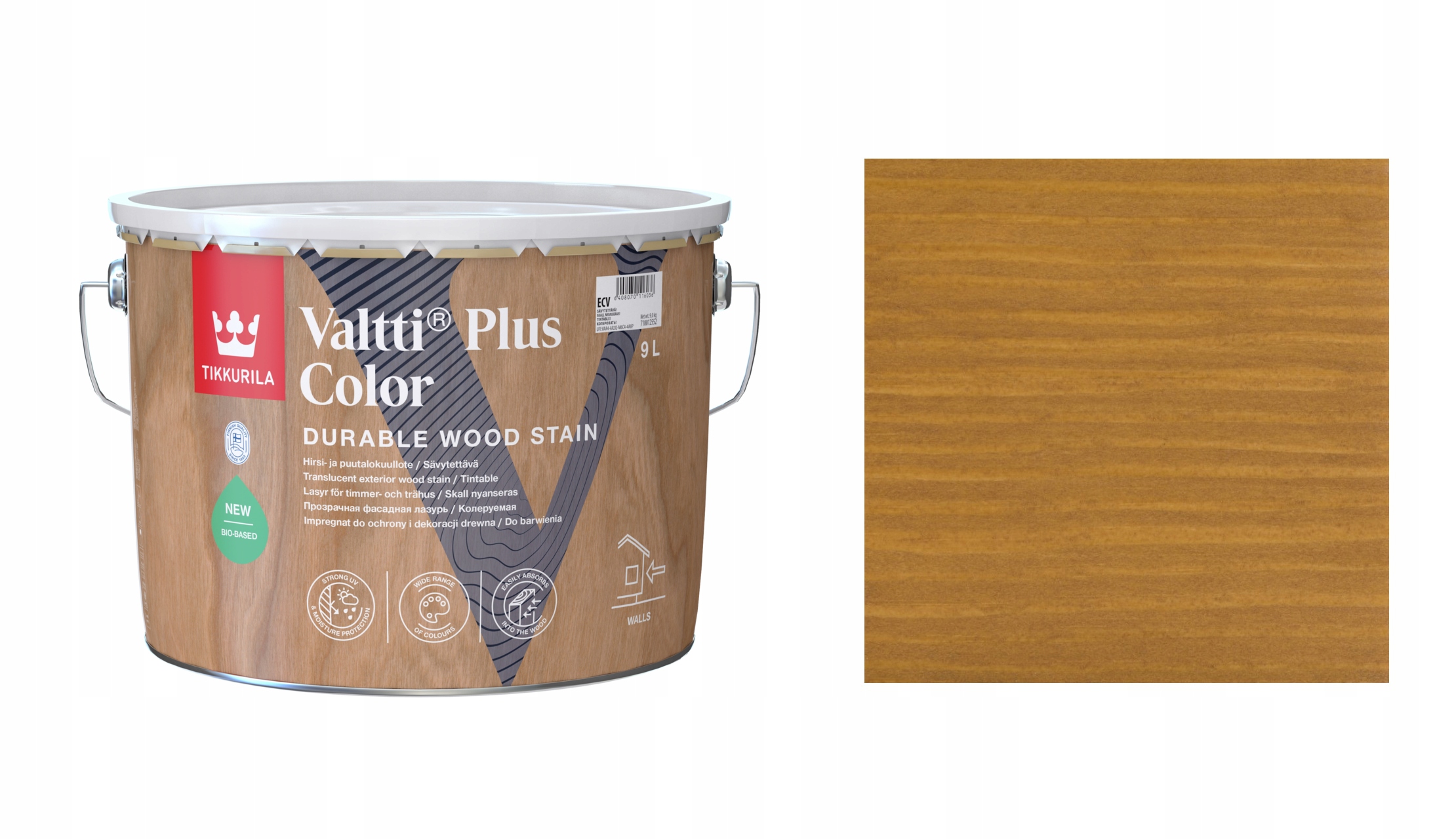 Tikkurila Valtti Plus Color 9L 5070 Ruoko Impregnat Szybkoschnący