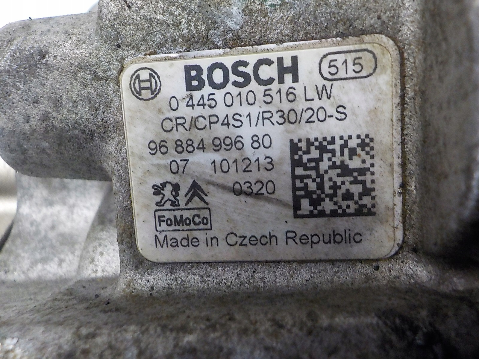 CITROEN FORD 1.6 HDI Einspritzpumpe 0445010516LW