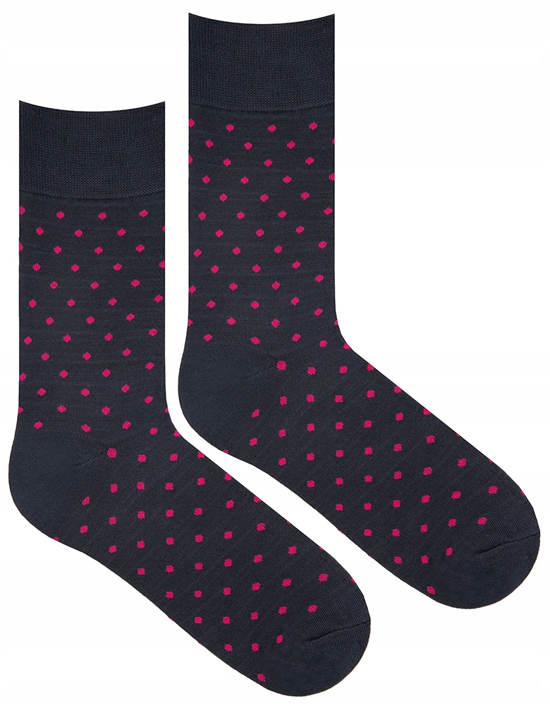 MANUSHKA MĘSKIE BAMBUSOWE SKARPETY W KROPKI 43/46