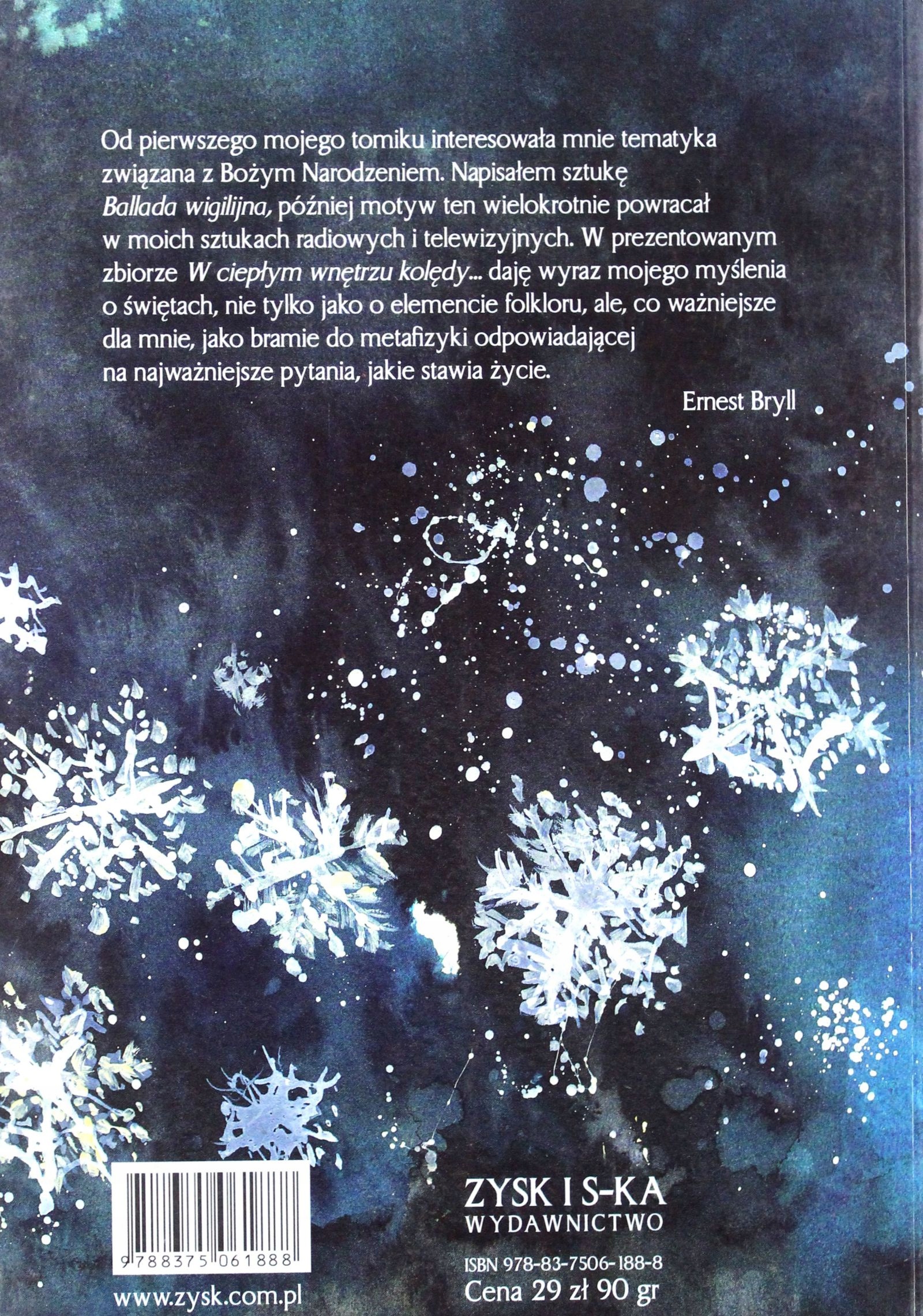 W CIEPŁYM WNĘTRZU KOLĘDY... - Ernest Bryll [KSIĄŻK Stan opakowania oryginalne