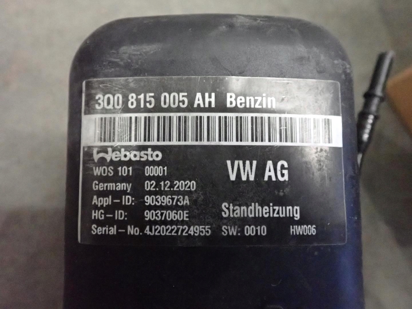 Webasto webasto VW SEAT SKODA AUDI 3Q0815005AH