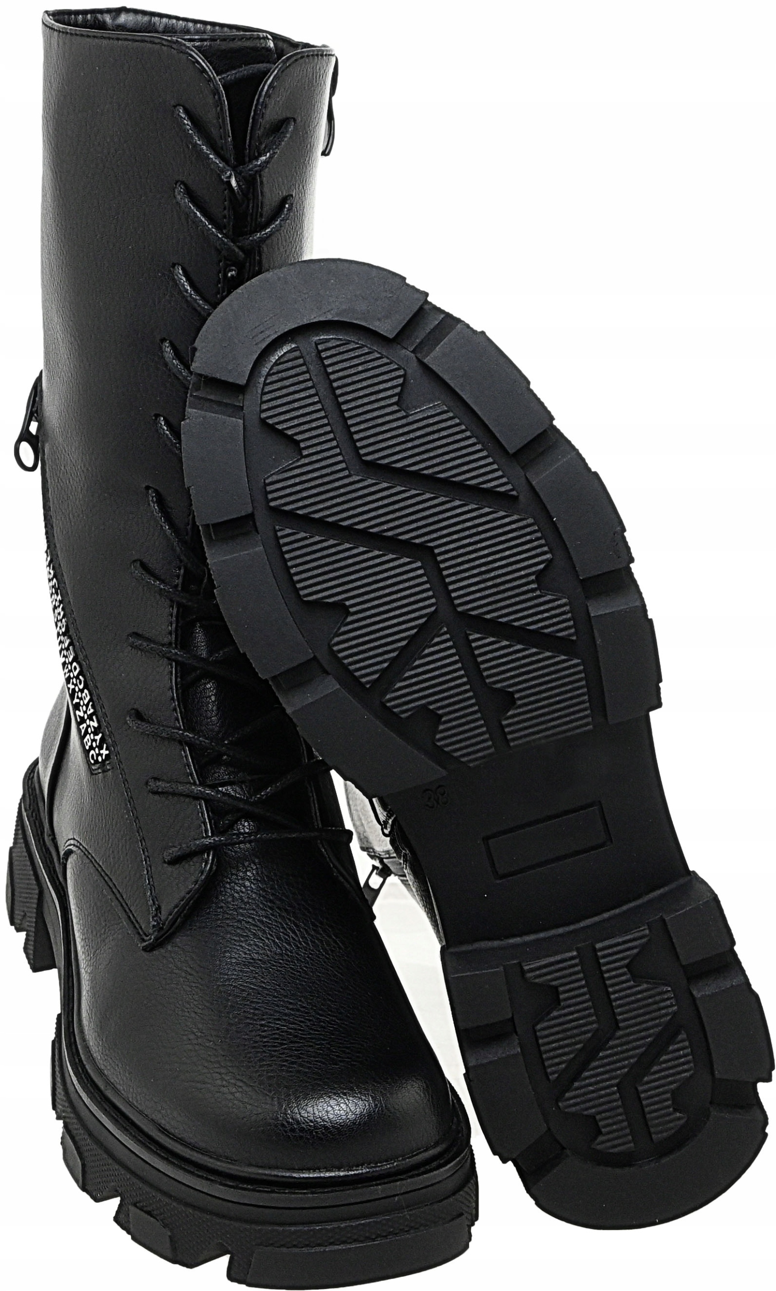 GLANY TRAPERY SERGIO LEONE TR 747 CZARNE PU 37 Kolor czarny