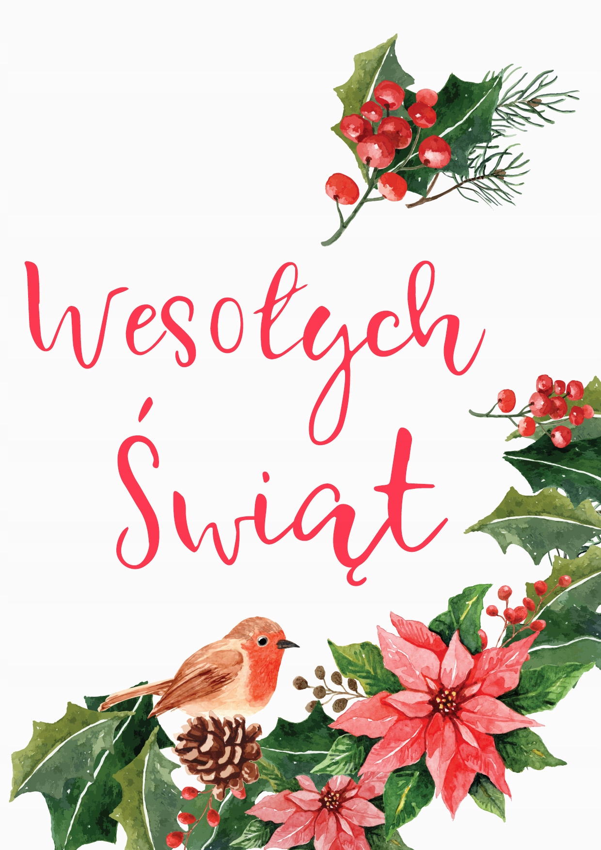 KARTKI ŚWIĄTECZNE KARTKA +Koperta Wz. Jagódki